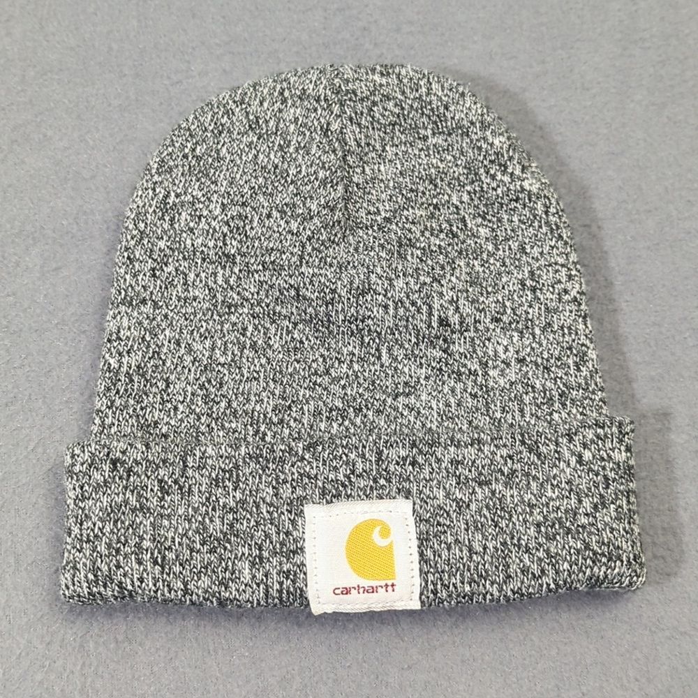 Carhartt Hat Men's Grey Watch Cap Work Beanie A18-019